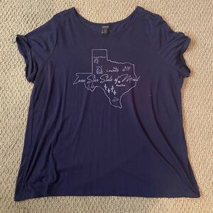 Torrid Lone Star State Texas Graphic Tee Size 3 EUC